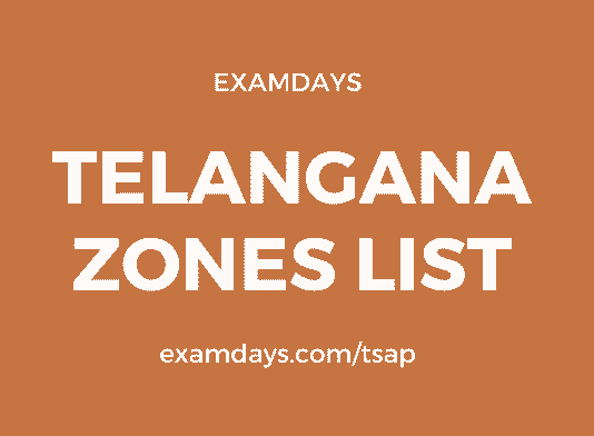 telangana zones list