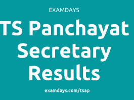 ts panchayat secretary results