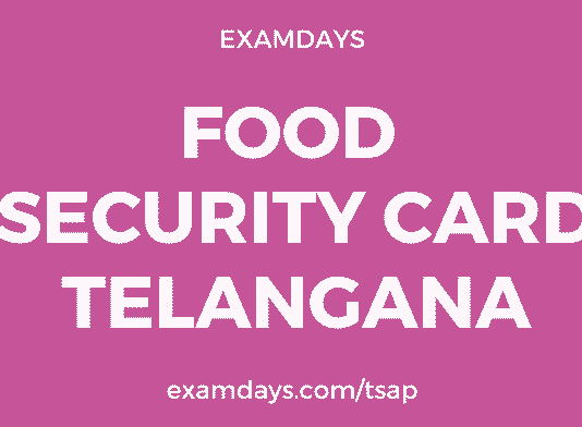 food security card telangana