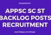 APPSC SC ST Backlog Posts Recruitment