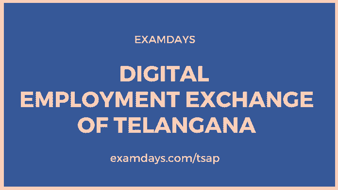 digital employment exchange of telangana