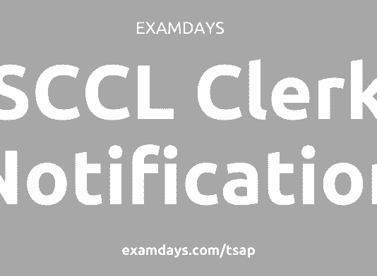 sccl clerk recruitment