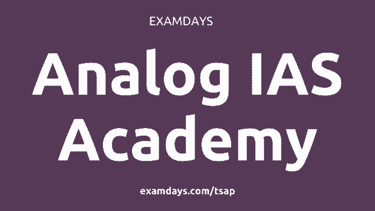 Analog Ias Academy Online Classes Fee Structure Discount
