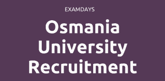 osmania university recruitment