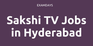 Sakshi TV Jobs in Hyderabad