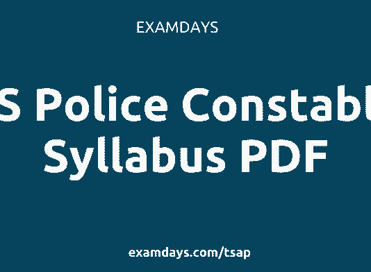 ts police constable syllabus