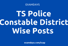 ts constable district wise vacancy