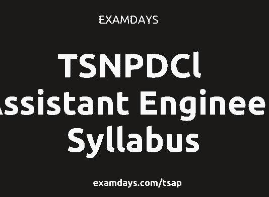 tsnpdcl ae syllabus