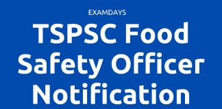 tspsc food safety officer recruitment