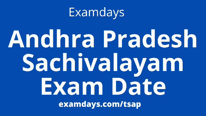 ap sachivalayam exam date