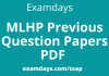 mlhp previous question papers pdf