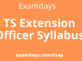 ts extension officer syllabus