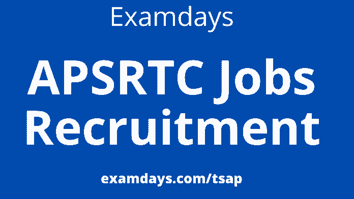 apsrtc recruitment