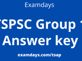 tspsc group 1 answer key