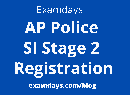 ap police stage 2 registration