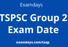 tspsc group 2 exam date