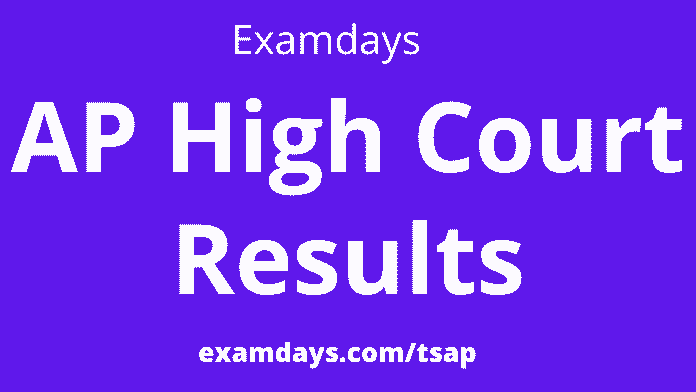 ap high court results