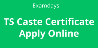ts caste certificate apply online