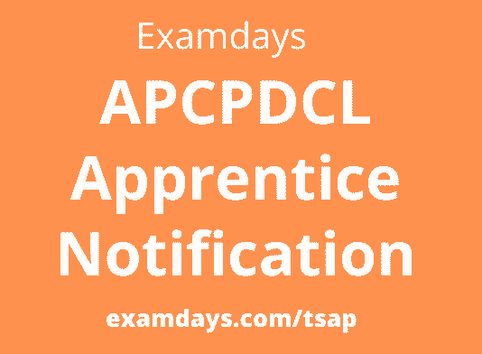 APCPDCL apprentice notification