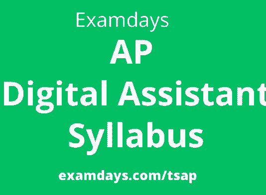 ap digital assistant syllabus