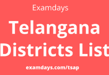 how many districts in telangana