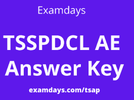 tsspdcl ae answer key