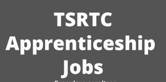 TSRTC Apprenticeship jobs