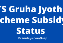 TS Gruha Jyothi Scheme Subsidy Status