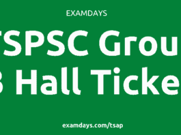 tspsc group 3 hall ticket