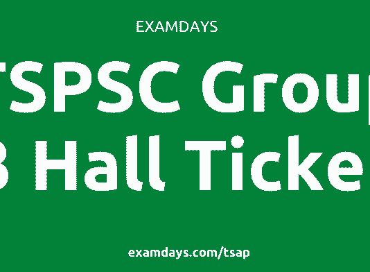 tspsc group 3 hall ticket