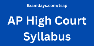 AP High Court Syllabus