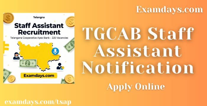 TGCAB Staff Assistant Notification