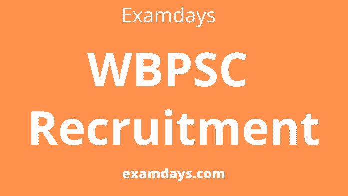 wbpsc recruitment