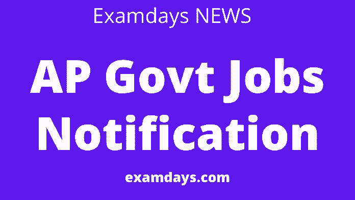 ap govt jobs notification