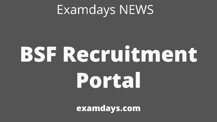 bsf recruitment portal