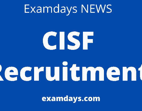 CISF Recruitment 2023 Various Posts Application Link cisf.gov.in